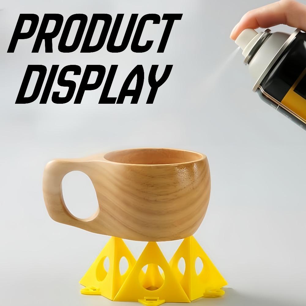 1-50PCS Pyramid Shaped Triangular Bracket Mini Cone Woodworking Spray Painting Door Plank Support Cushion Block Paint Tools