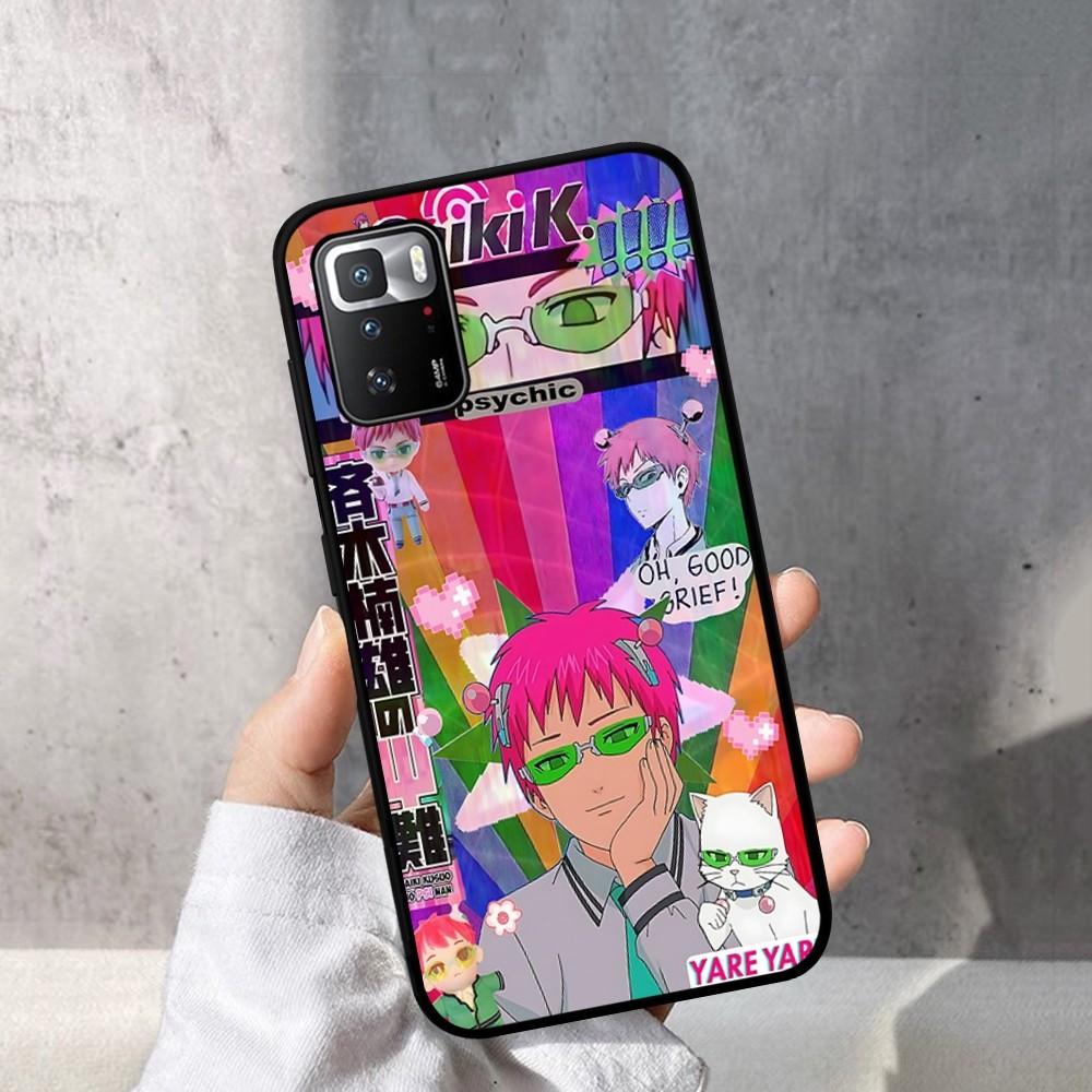 Saiki Kusuo No Psi Nan Phone Case For Redmi Note 4 X 5 A 6 7 8 T 9 9S 10 11 11S 11Epro Poco M3 Pro