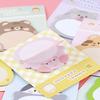 1 Piece Adhesive Kawaii Cartoon Animals Sticky Notes Notepad Memo Pad Office School Supplies Stationery Sticker