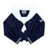 Achai's Plus size JK Original Preppy Sailor Collar Sailor Suit Slimming Versatile Cake Skirt Short dress Set Summer