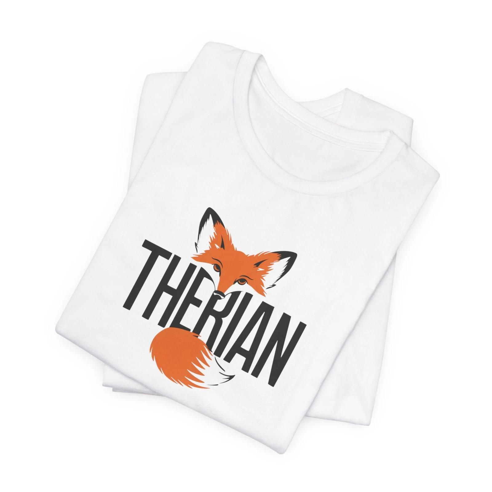 Bold Fox Therian Shirt Design Bella Canvas 3001 Shirt for Therians and Otherkins 3XL