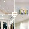 Elephant Trunk LED Recessed Downlight: Anti-Glare Ceiling Spotlight for Clothing Stores