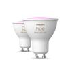 LED Lamp Philips White E GU10 400 Lm 2 Units (6500 K)