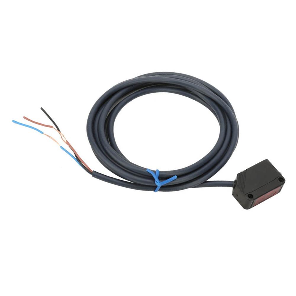 E3Z-D61 Diffuse Reflection Infrared Sensor 12-24VDC with 1.5m Cable NPN Photoelectric Switch 300mm Detection Distance