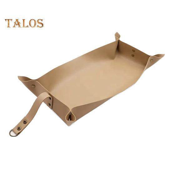 

Коврик для пересадки растений, складной коврик для садовых растений из искусственной кожи с металлическими пряжками, водонепроницаемый многоразовый поддон для пересадки растений и L хаки