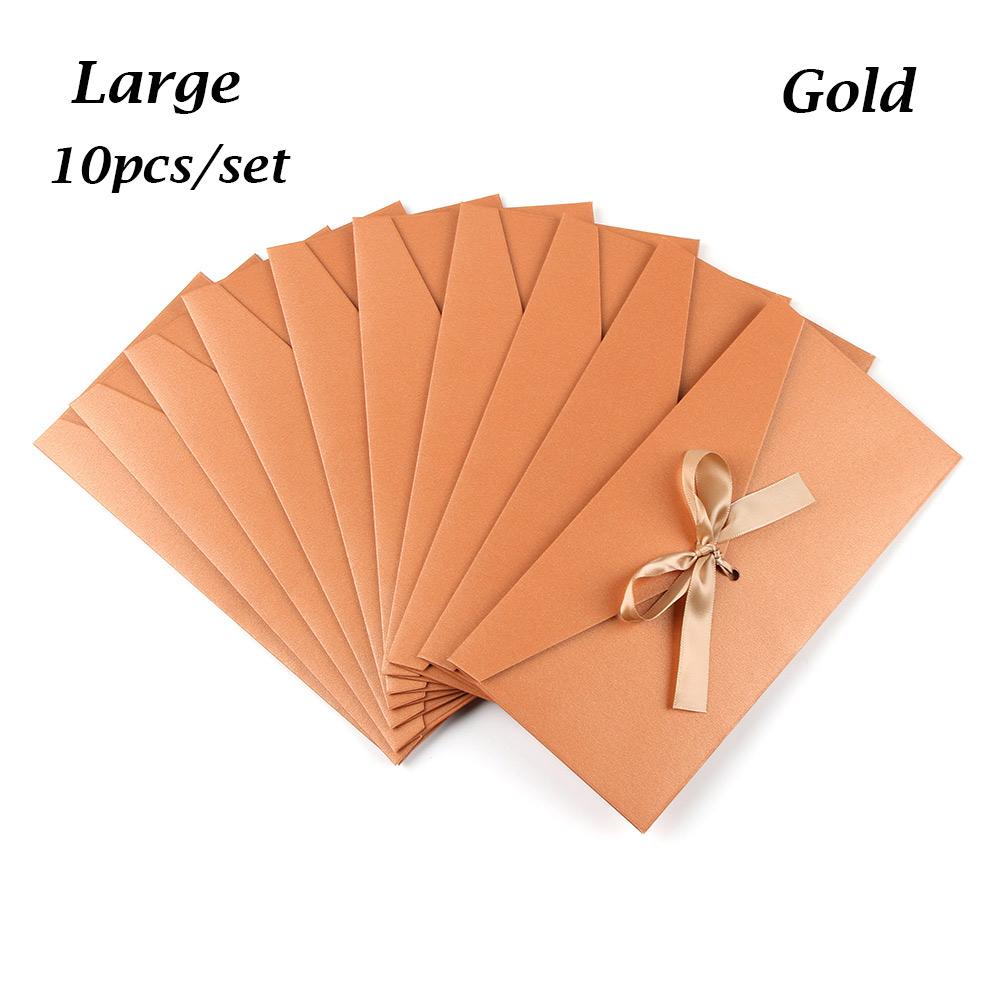Beautiful Classic Retro Multicolor tie Pearl paper envelopes on Kraft for wedding invitation gift envelope  Greeting Card Bag