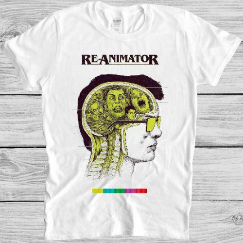 Re-Animator T Shirt Fantasy Horror 70s Film Movie Vintage Cool Gift Tee M332 S