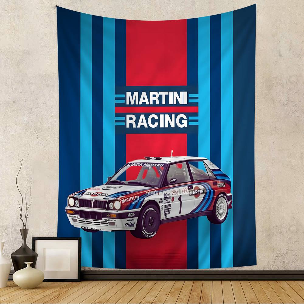 MMartini Racing Anime Tapestry Hanging Tarot Hippie Wall Rugs Dorm Home Decor