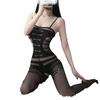 Sexy perspective one-piece lace hollow open gear free onesie sex stockings net clothes women's sex underwear