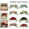 1PC Door Cornice Artificial Flower Dinner Garland Antique Arch Flower Home Decoration Multiple Options Available