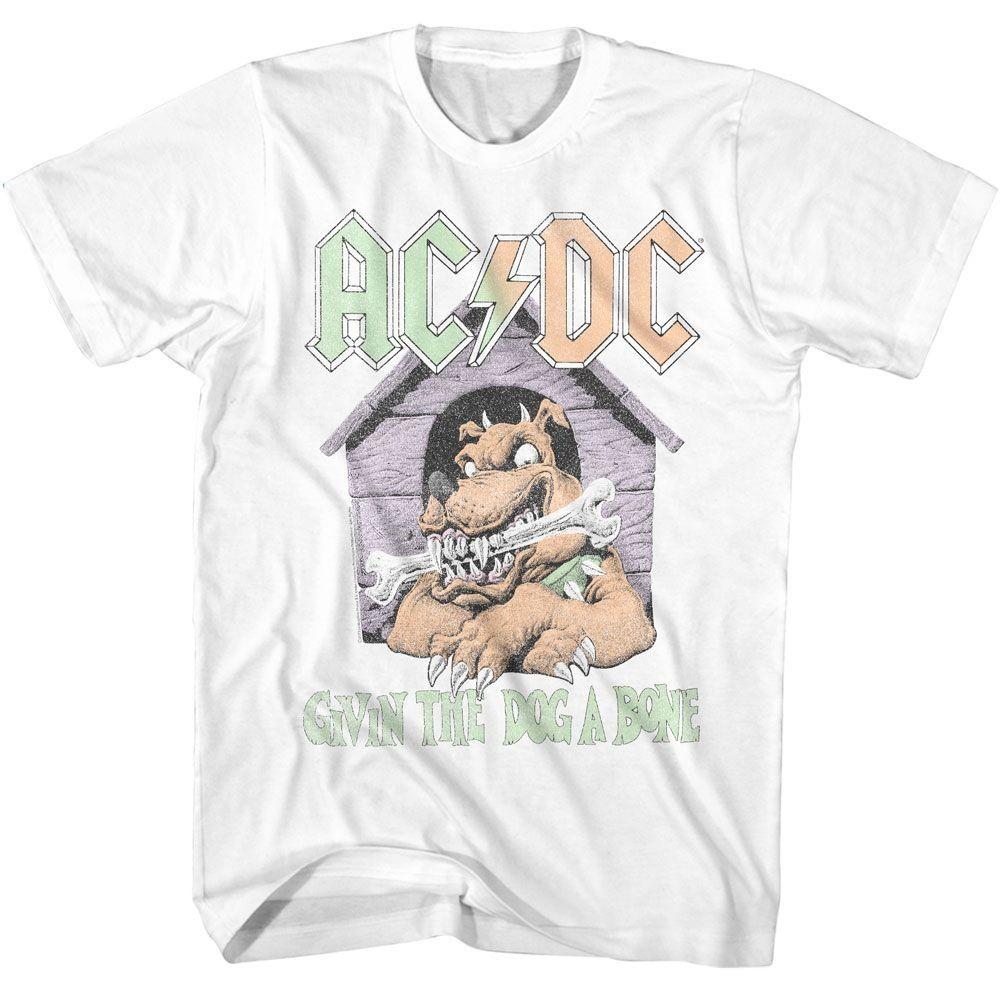 

AC/DC Givin The Dog A Bone Music Crew Neck T-T-shirt Tops Tees Men s Women s Unisex XL