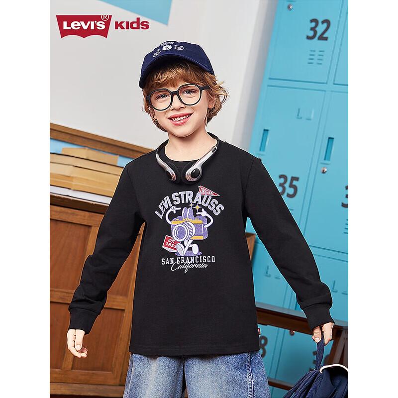 Levi s Kids  Long-Sleeve Cotton T-Shirt M