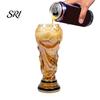 Durable Beer Mug Trophy Glass, 480ml Football Cup, Champion Shaped Soccer Party Gift for Lovers Glass