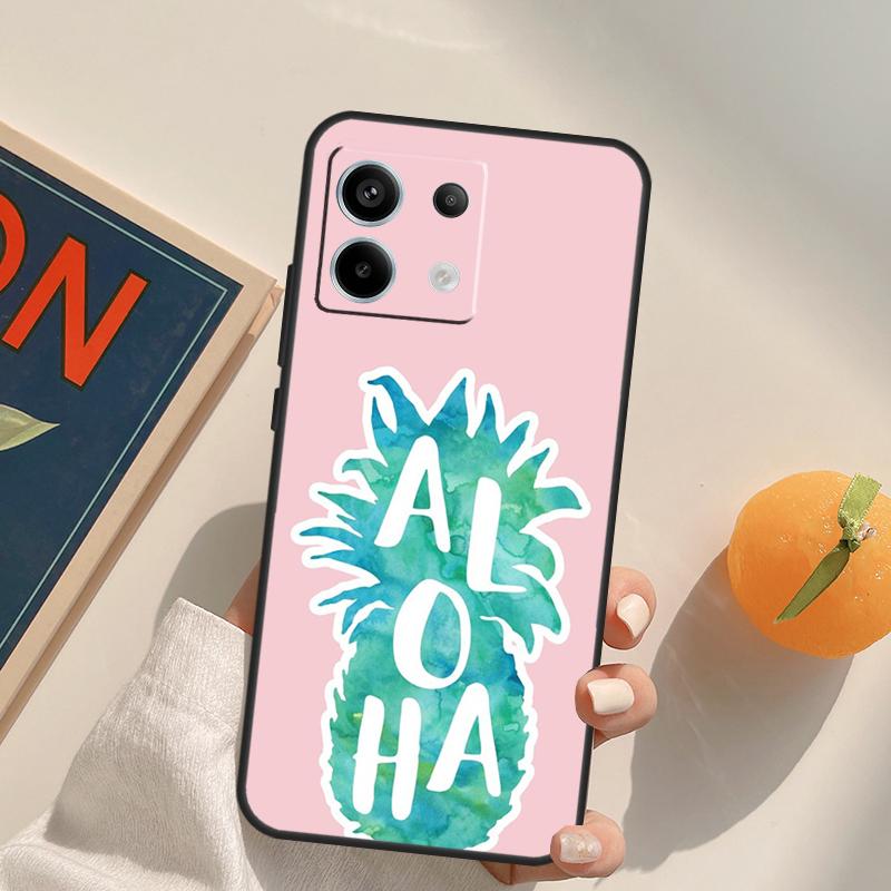 Aloha Beach Life Hawaii Funda For Xiaomi Redmi Note 14 13 9 10 11 12 Pro 9S 10S 11S 12S Redmi 13C 10C 12C 14C Case