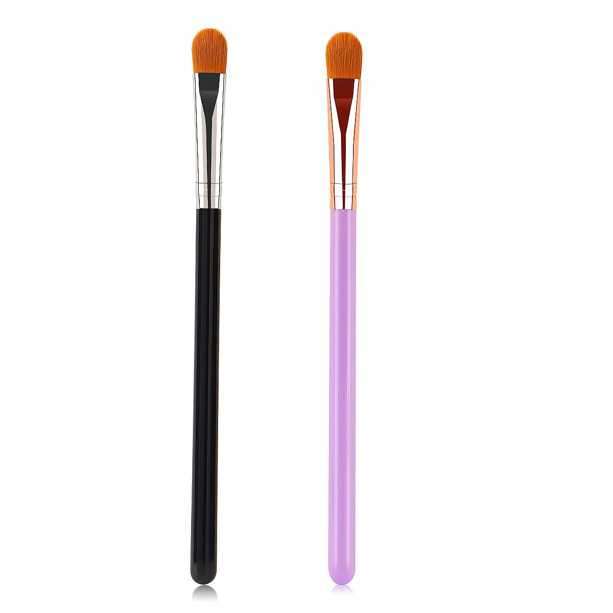 

RANCAI 1 шт., кисть для консилера, кисти для макияжа, алюминиевая трубка, деревянная ручка, шерстяное волокно, кисть, косметические инструменты