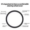 1 Pc Ultra Thin Anti Slip Car Steering Wheel Protective Cover, Silicone Steering Wheel Protective Cover