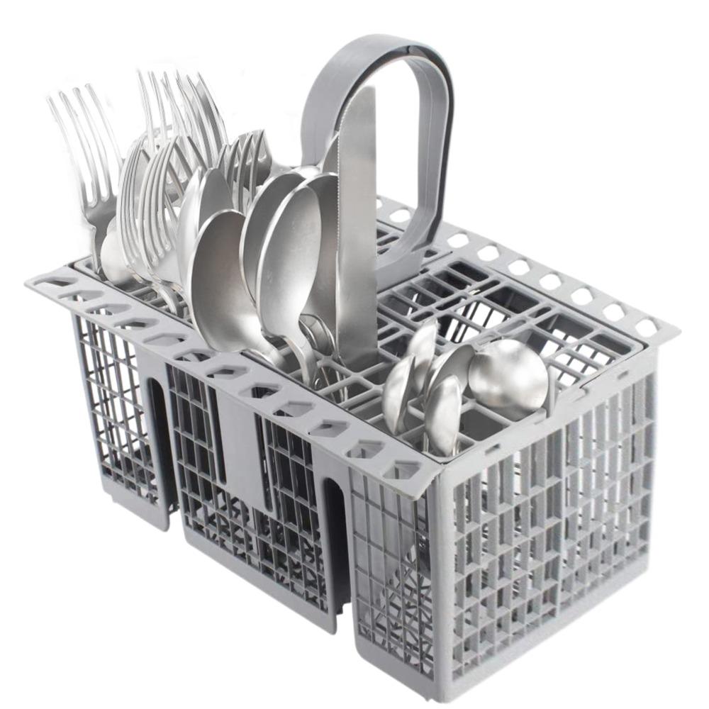 

Spoon Stable Replacement Storage Box Dishwasher Basket Kitchen Dishwasher Part Cutlery Organizer серый