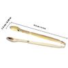 4Pcs Gold Plated Mini Serving Sugar Cube Tongs Stainless Steel Ice Tongs Ideal for Party Tea Coffee Bar Home Supplies