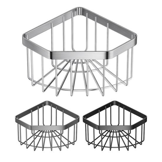 Kitchen Sink Caddy Corner Sponge Holder Stainless Steel Sink Organizer