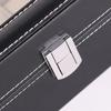 Watch Storage Box Lockable 2/3/6/10/12 Grids Jewelry Box Watch Holder Leather Flocking Cloth Watch Display Box