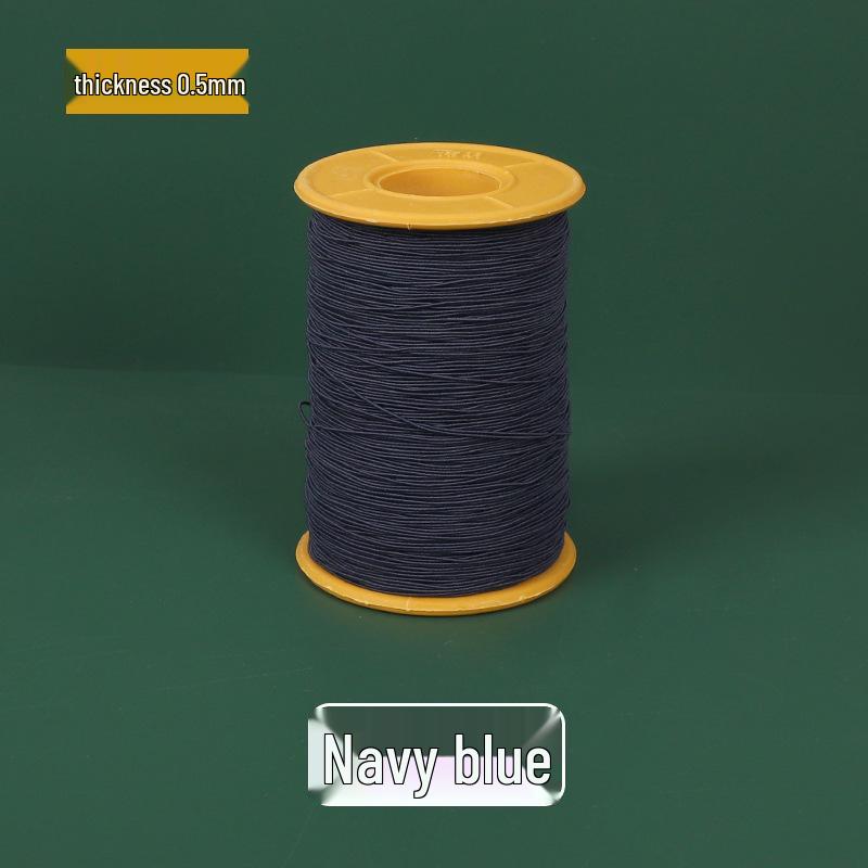 0.5mm High-Elastic Colored Sewing Thread - Super Fine, Durable, Round Cord for Clothing and Crafts