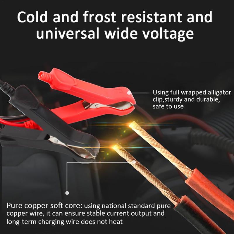 12V 6A Motorcycle Car Battery Charger Fully Intelligent Repair Lead Acid Storage Charger Moto