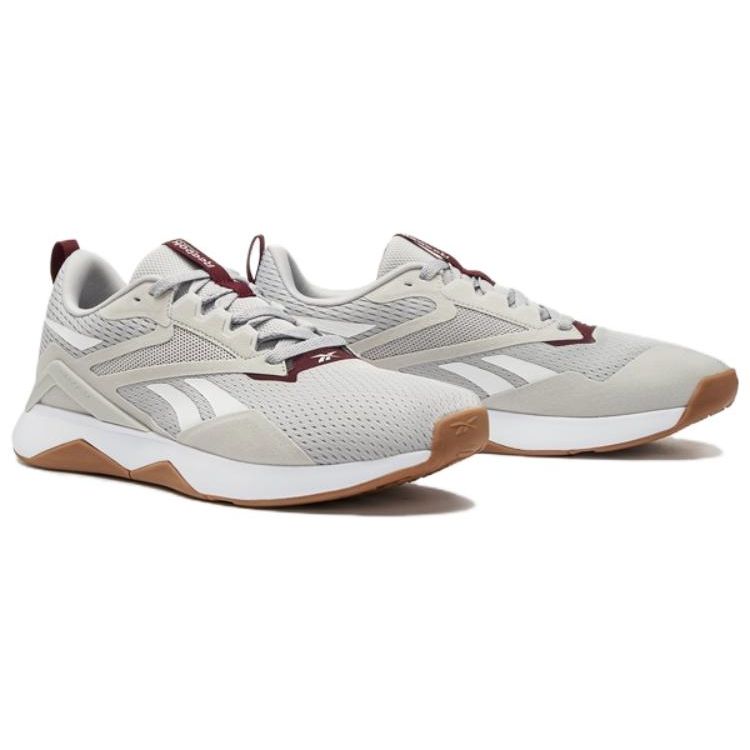 Reebok Nanoflex TR 2.0 Steely Fog Classic Maroon Gum Men Sneakers Grey Cold-Grey 100033531