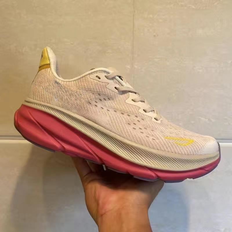 Marathon Running Shoes with Cushioning Breathable Mesh Racing Sneakers for Outdoor Sports