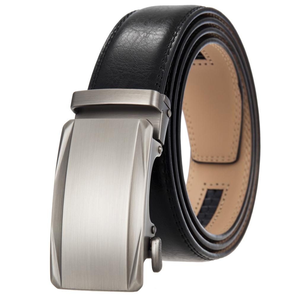1Pcs Automatic Buckle Belt, Casual Belt, Men'S Korean Version Trendy Belt Ly36-35349-1