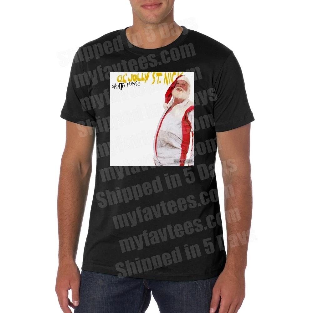 Ol Dirty Bastard Santa ODB Rap Hip Hop Men s Black T shirt XL