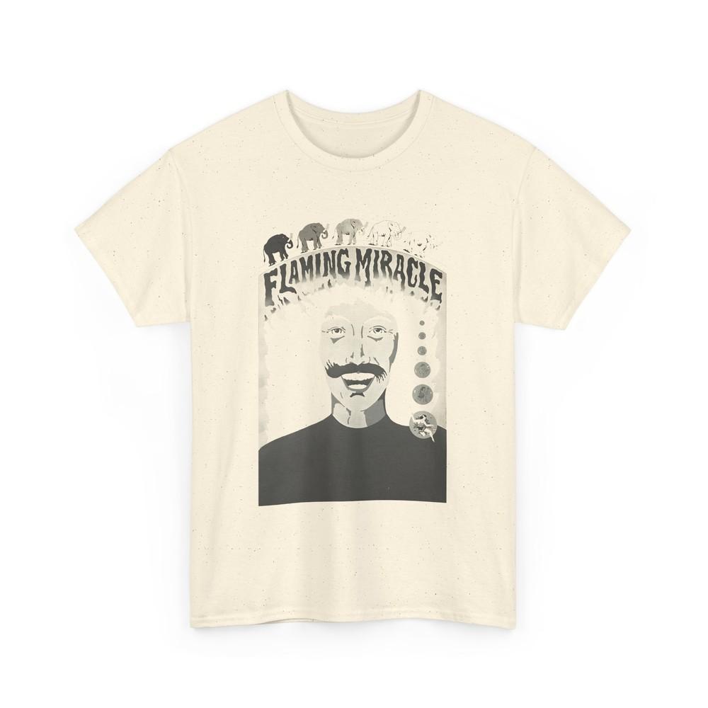 

doug henning s world of magic flaming miracle poster reproduction tshirt M