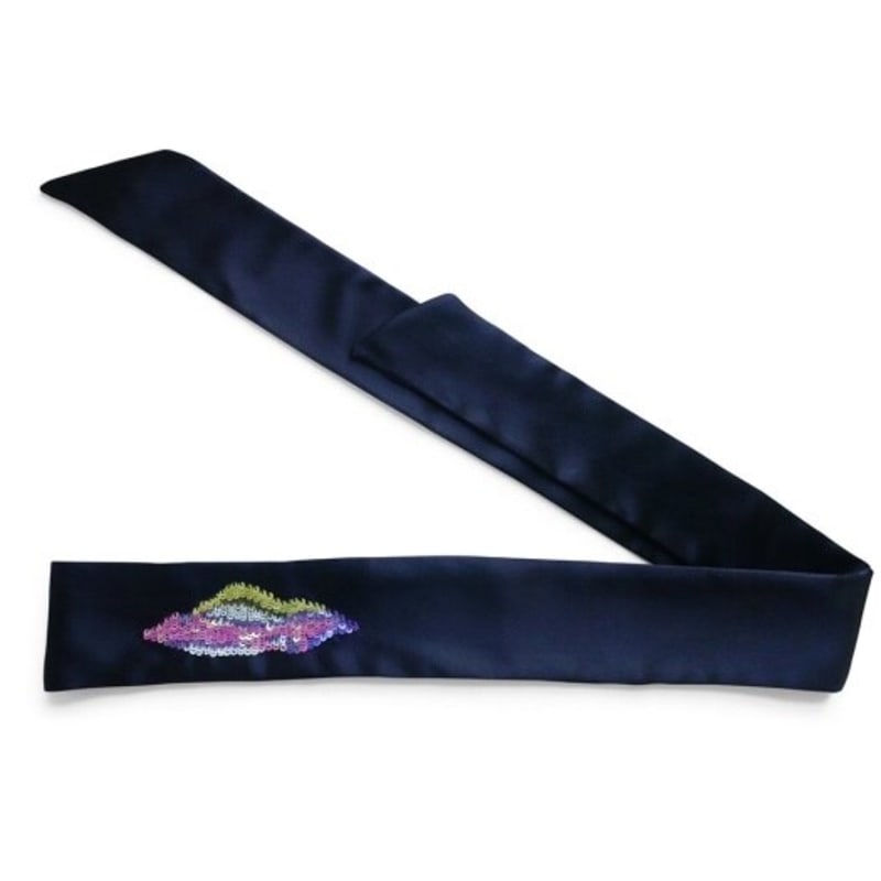 LYELL SEQUIN CLOUD SCARF IN SILK