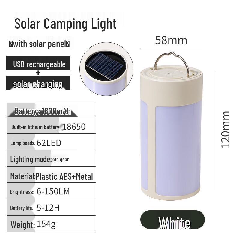 Taichuang Solar Outdoor Camping LED Warning Light