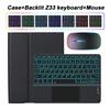 For Samsung Galaxy Tab A9 Plus 11 inch Case, Keyboard Case for Samsung Galaxy Tab A9+ 11 inch SM-X210/X216/X218