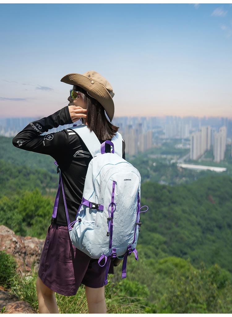 Schoolbag Waterproof Lightweight Outdoor Mountaineering Bag Leisure Travel Bag Outdoor Hiking Riding Backpack Sports Practical Backpack