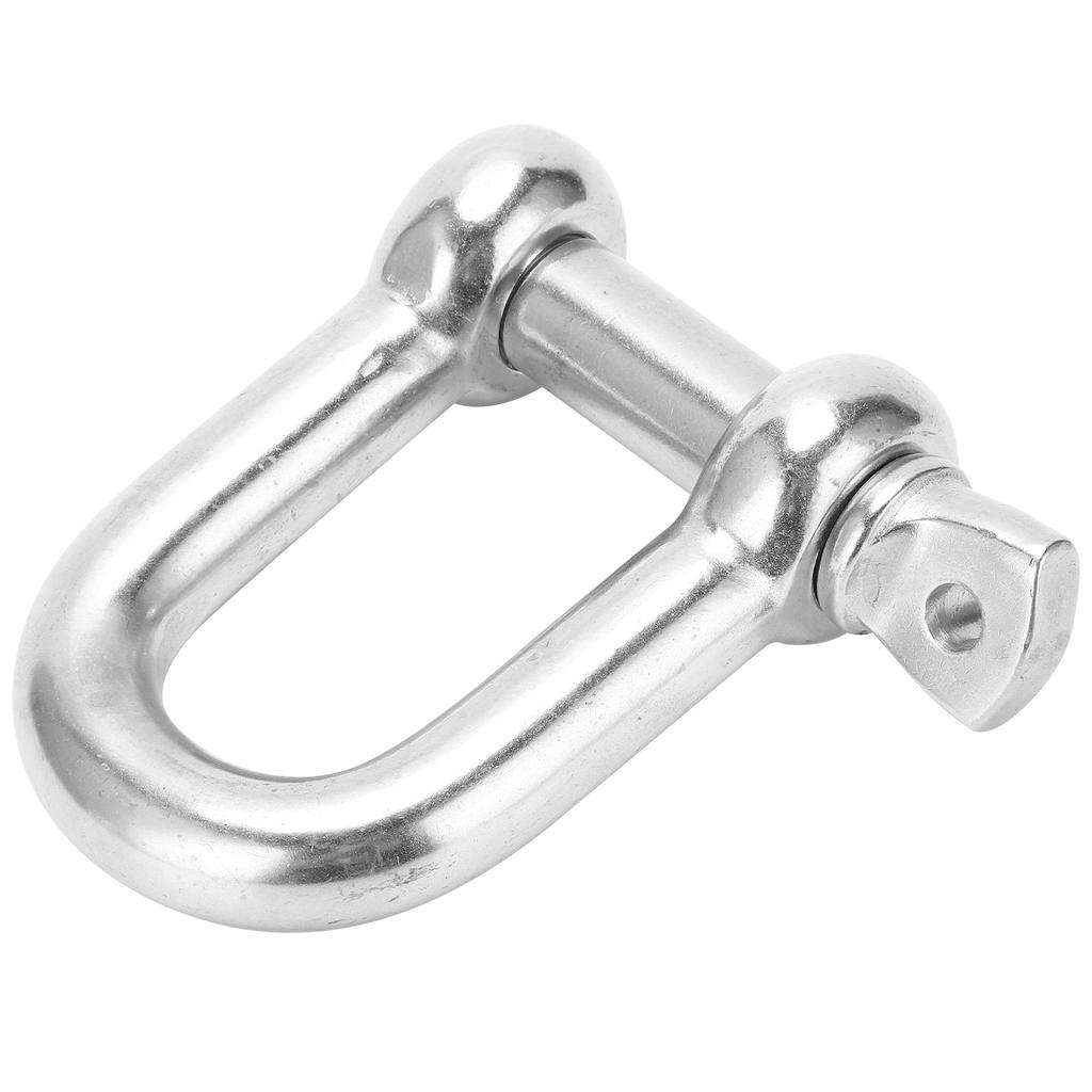 M25 Screw Pin Anchor Shackle 304 Stainless Steel Heavy Duty DShape Shackle for Camping