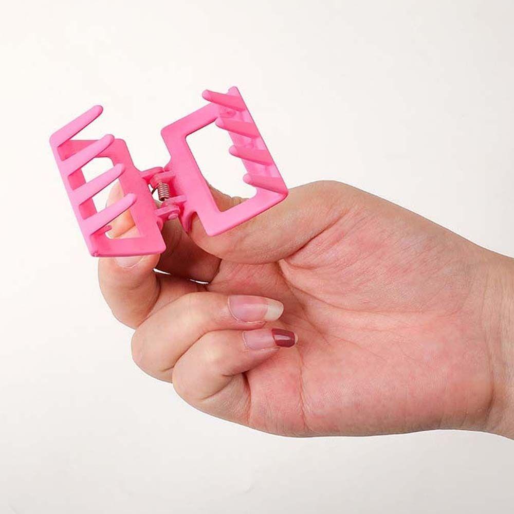 Medium Claw Clips Small Shark Clip Korean Style Frosted Square Hair Clip  Wash Face