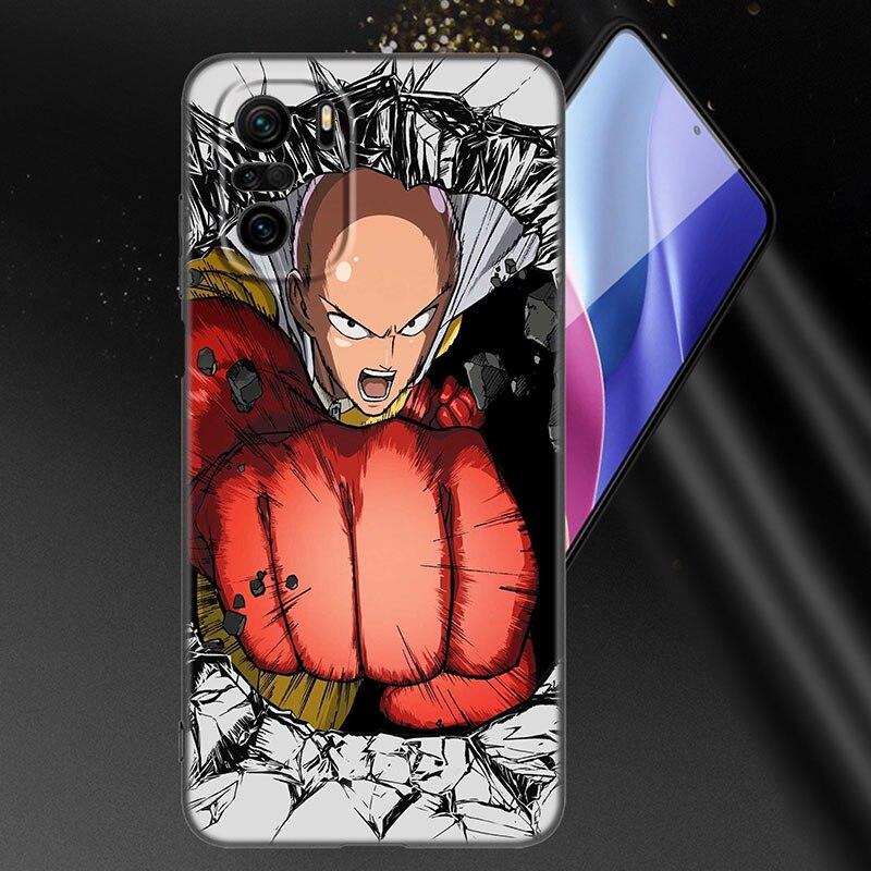 Anime One-Punch Man Phone Case For Xiaomi Mi POCO X3 NFC GT M4 M3 12 11T 10T Pro A3 11 Lite NE 5G 12X 11i F3 Soft Black Cover