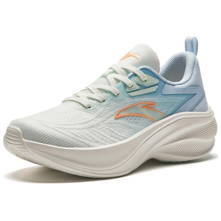 Anta Comfortable Non-Slip Wear-Resistant Low-Top Casual Running Shoes Women sneaker White Blue 122425535-4