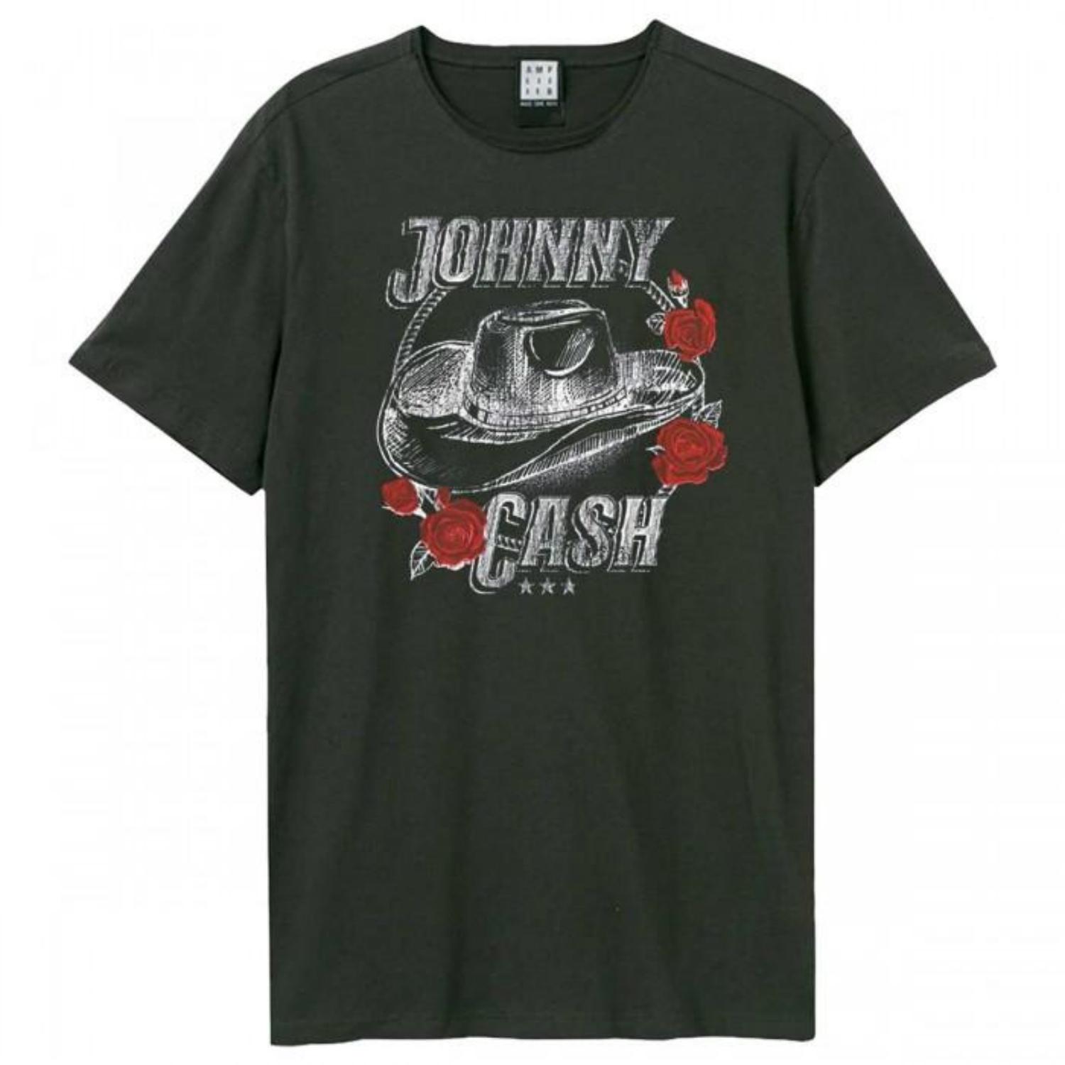 Amplified Unisex Adult 9 Gallon Hat Johnny Cash T-Shirt S разноцветный