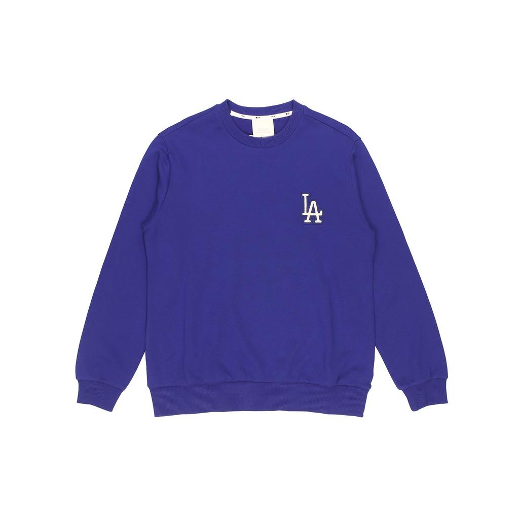 MLB NY/LA Long Sleeve Loose Fit Logo Sports Casual Crewneck Sweatshirt Unisex Sweatshirt Blue 31MT01941-07U