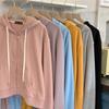 Chic Hong Kong Style Women's Zipper Hoodie - Spring/Autumn 2023, Thin & Short for Petite Frame, Versatile Cardigan