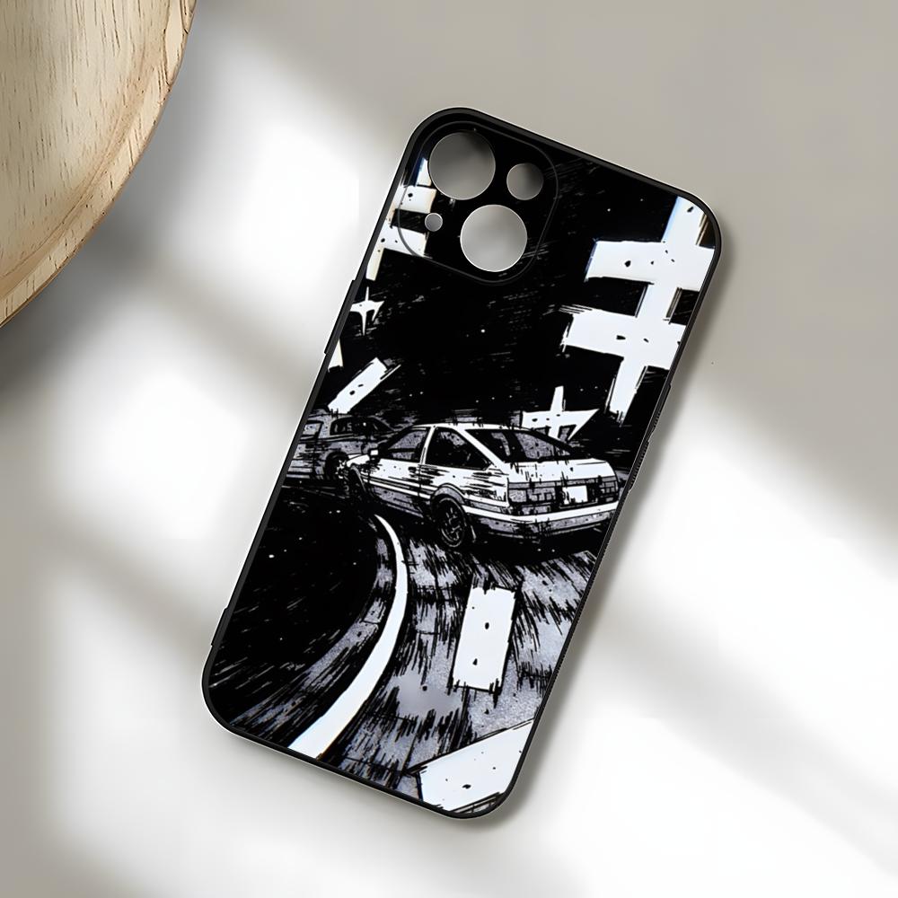 Anime I-Initial D AE86 Phone Case For IPhone 17 Pro Max 15 Pro 16 14 Plus 12 13 Mini 11 Pro Shockproof Soft Cover