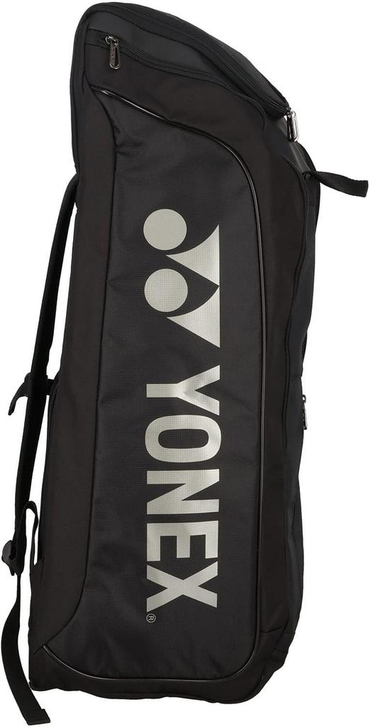 Tennis-Badminton-Schlägertasche, Standtasche für 2 Schläger, Schwarz [YONEX]