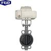 FGO Electric Wafer Fully Rubber Lined Butterfly Valve