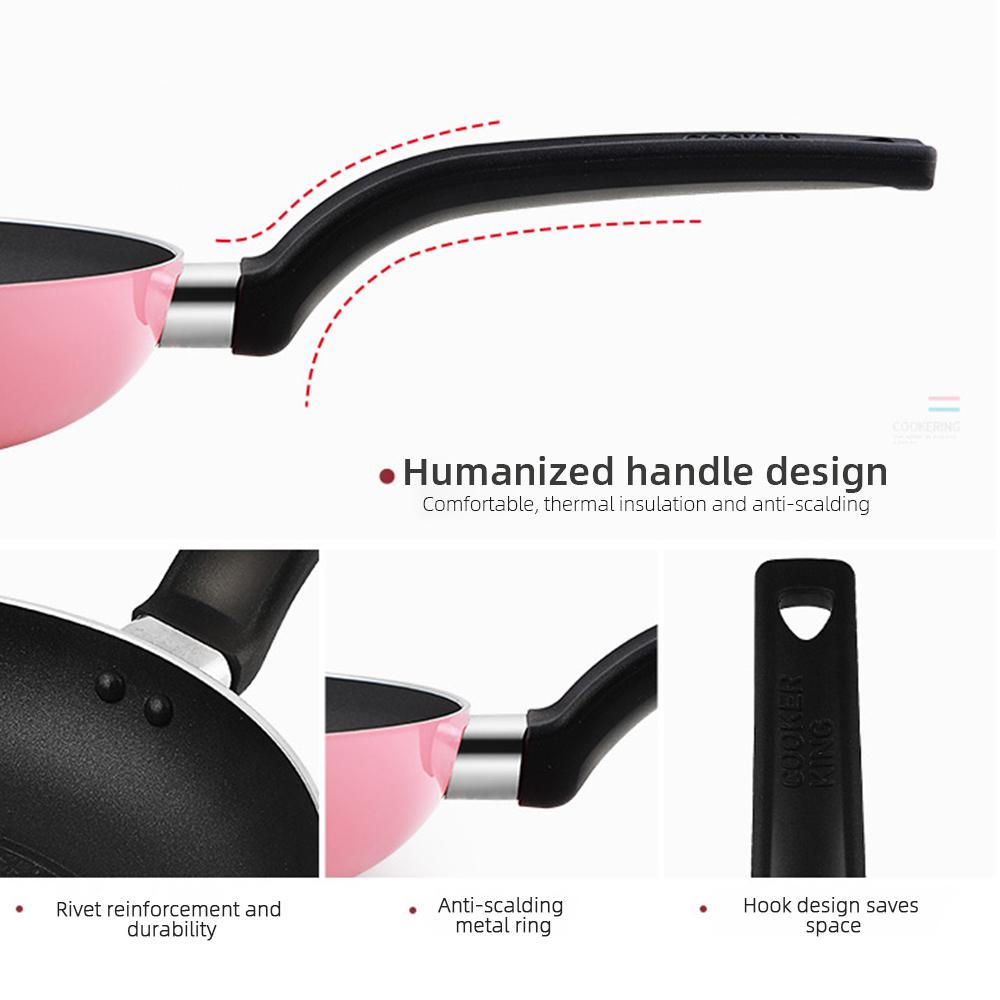 COOKER KING Non-stick Frying Pan, Griddle, Pancake Pan, Steak Pan, with No Smoke from Electric Stove, Gas Stove, Universal Use