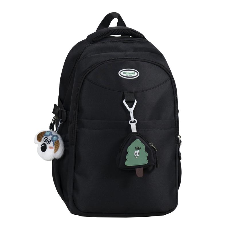 Color Block Large Capacity Junior High School Student Women's Backpack