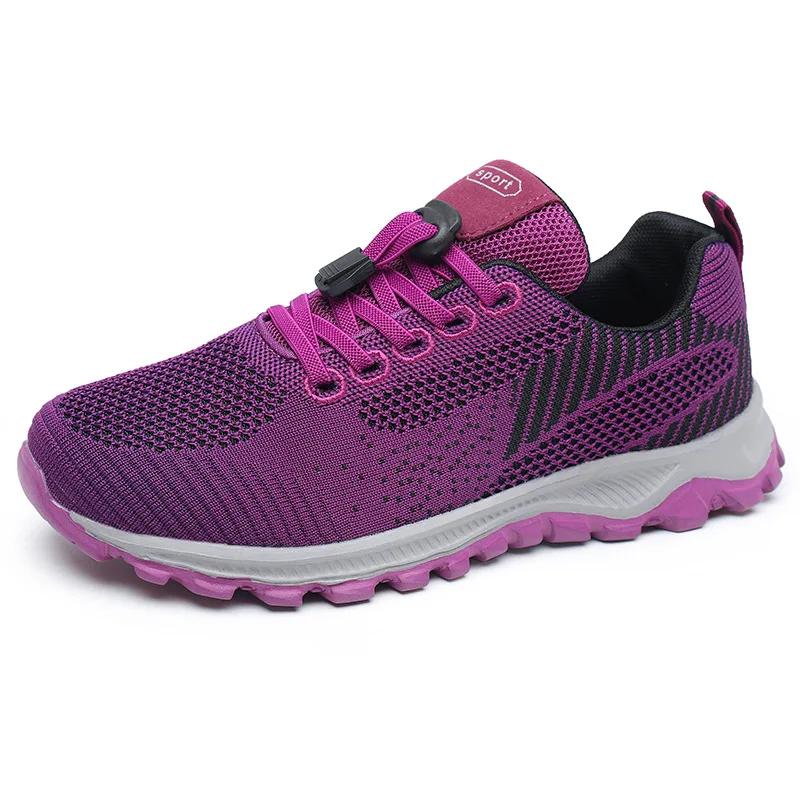 Fashion Large size Women's Shoes Fashion Soft Sole Anti-slip Mesh Lightweight Comfort Sneakers Shoes for Women Zapatos De Mujer 2024