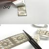 10mm Faux Pearl Trim Rhinestone Ribbon 1 Yard Self Adhesive Decorative Strip Elegant Applique White Accent for Clothing Shoes Phone DIY Crafts 30mm