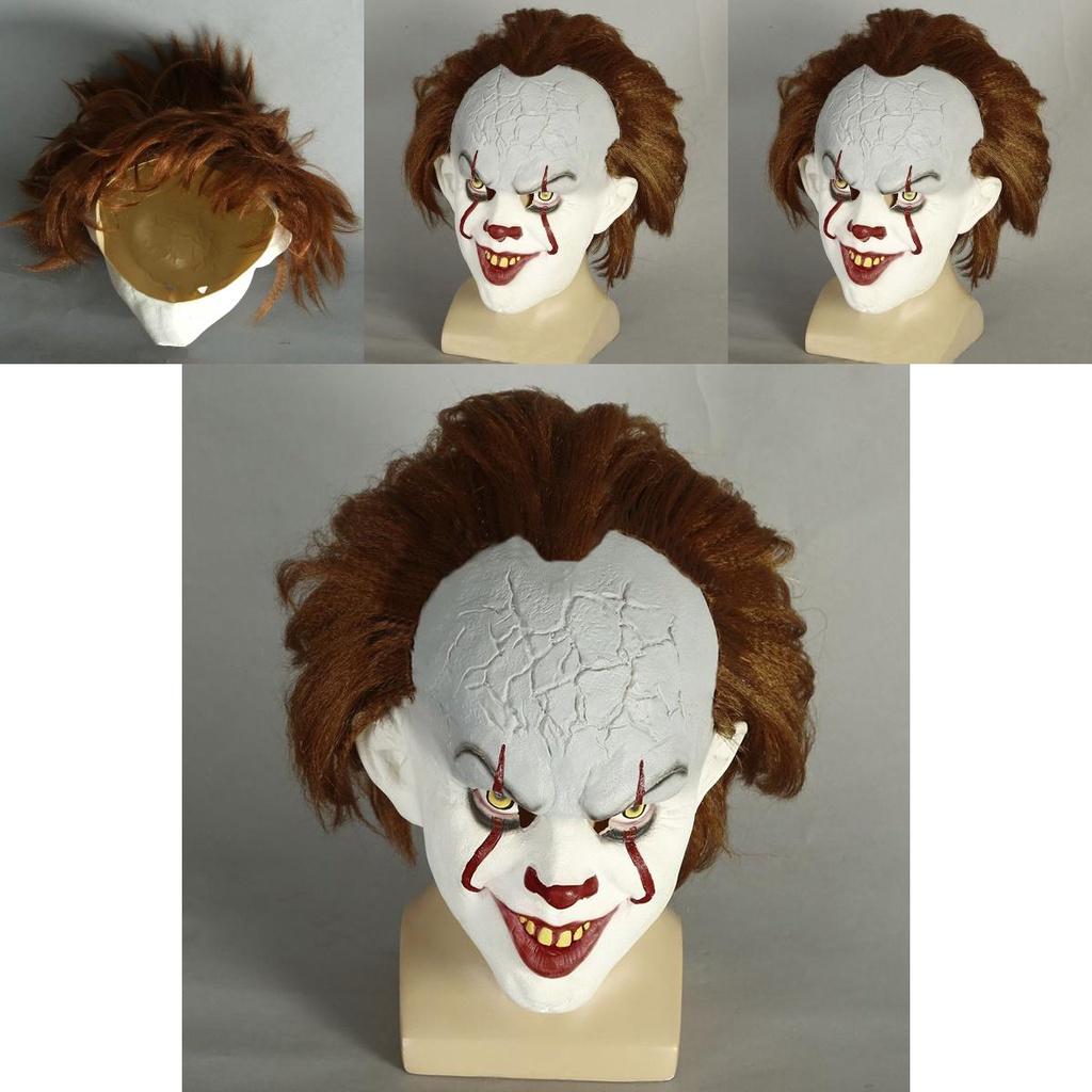 Hochwertige Stephen King's Es Pennywise Horror-Clown-Maske Ideal Für Kostümpartys